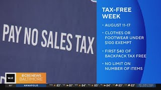 What to know about Maryland Tax Free Week [upl. by Athalee]