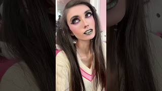 Beetlejuice Makeup Tutorial 🪲💜 [upl. by Flossie]