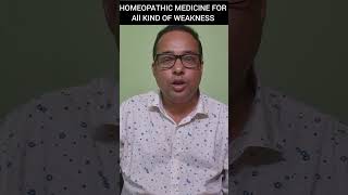 HOMEOPATHIC MEDICINE FOR ALL KIND OF WEAKNESS homeopathicmedicine homeopathy weakness [upl. by Noivaz636]