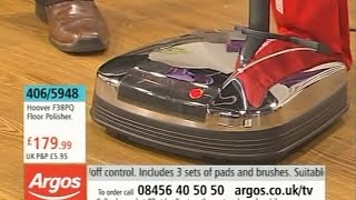 Hoover F38PQ Floor Polisher Being Demonstrated on Argos TV [upl. by Asp198]