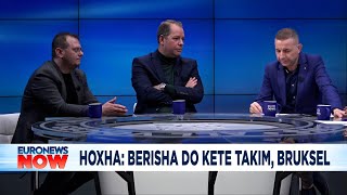 Shokuese Berisha në Bruksel Deklarata quotbombëquot në studio [upl. by Blair]