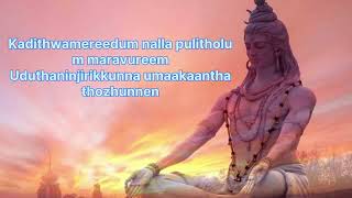 Mahadeva manohara karaoke with lyrics [upl. by Bickart975]