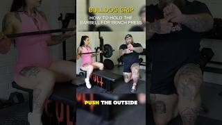 BULLDOG GRIP 🔥 How To Hold The Barbell For BENCHPRESS POWERLIFTING CHESTDAY BODYBUILDING [upl. by Tidwell]