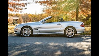 2003 MercedesBenz SL55 AMG WALKAROUND [upl. by Odrahcir133]