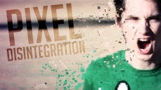 Pixelate  Pixel Disintegration  Photoshop Tutorial [upl. by Ahsimac]