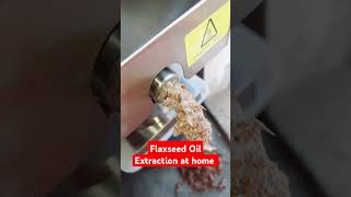 Flaxseed Oil Press Extraction flaxseed oilpressmachine trendingshorts healtyfood [upl. by Yllatan]