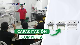 🤔🪡 ¿Qué aprendes en un Capacitación de Bordadoras CAMFive  Nuestro técnico te lo cuenta [upl. by Anitak775]