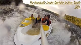 The Unsinkable Seadoo Sportster in River Rapids [upl. by Aniuqahs771]