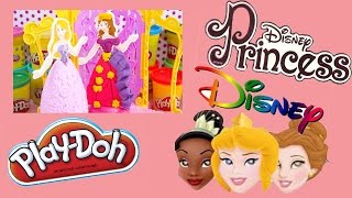 Principesse NEW ᴴᴰ Principesse Disney Play Doh Come Fare Vestiti per le Principesse Giochi Disney [upl. by Modeerf]