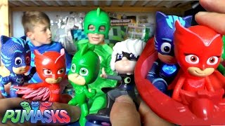 PJ Masks Toy Hunt Surprise  Official Toys Unboxed [upl. by Sowell]