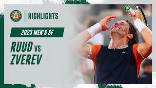 Ruud vs Zverev Semifinal Highlights  RolandGarros 2023 [upl. by Metts]