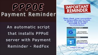 PPPoE Payment Reminder Demo [upl. by Oflodur]