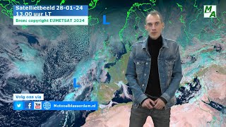 Januari 2024 vrij nat en iets zonniger dan normaal komende week voorlopig geen terugkeer winterweer [upl. by Dulci]