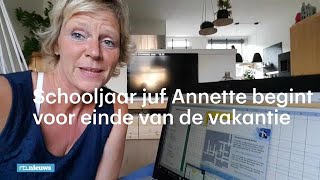 Start van het schooljaar van juf Annette [upl. by Photima]