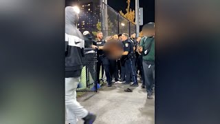 7 arrested after fight breaks out near HS football game in Boston [upl. by Esenahs539]