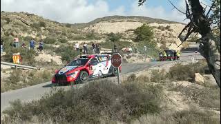 Thierry Neuville Test Busot Rallye La Nucía 2024 [upl. by Yreme]