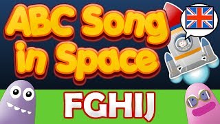 ABC Song  FGHIJ Space Mission  ZED Version UK English [upl. by Naquin]