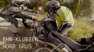 BMW Klubben D7 NorrGrus 2014  BMW MC Club Sweden North Gravel [upl. by Aihtebat]