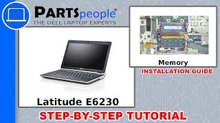 Dell Latitude E6230 P14T001 Memory Replacement  HowTo Video Tutorial [upl. by Ahsoyem148]