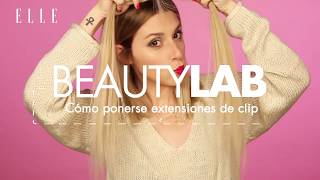 BeautyLAB Cómo ponerte extensiones de clip  Elle España [upl. by Rodolph]