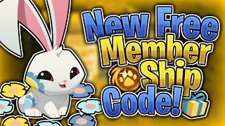 New FREE MEMBERSHIP CODE on Animal Jam [upl. by Harikahs]