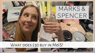 Marks and Spencer food shop for £30 [upl. by Aicilram]