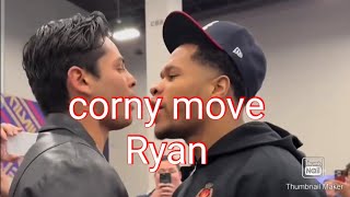 FULL VIDEO Ryan garcia pulls up on Devin HaneyCorny move Ryan [upl. by Shulem]