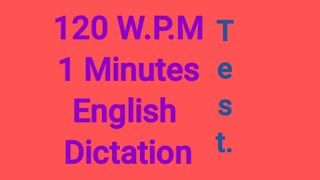 120wpm English Shorthand Dictation Shorthand Stenography [upl. by Okime]