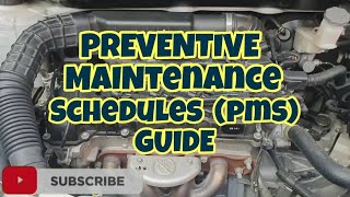 PREVENTIVE MAINTENANCE SCHEDULES PMS THAT EVERY CAR OWNERS SHOULD KNOW [upl. by Greiner]