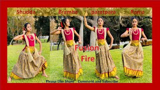 Shuddha Brahma Paratpara Rama  Happy Bhogi  Sankranthi  Pongal  Dance Cover  Fusion Fire [upl. by Maguire]