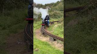 Miniature Train runs out of Steam 🚂💨 miniaturerailway modelengineering modelengineer [upl. by Noli203]