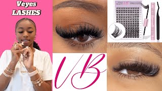 DIY Veyes Lash Extensions  How to do your own Eyelash Clusters [upl. by Curhan869]