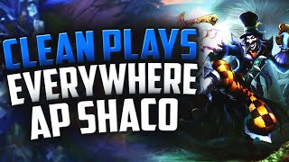 CLEAN PLAYS EVERYWHERE ON AP SHACO  Road to Challenger [upl. by Elohcim667]