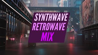 SynthwaveRetrowave Mix Will Transport You to the Futuristic 80s Era [upl. by Neelak]