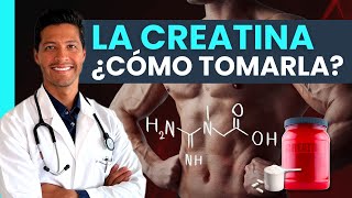 Cómo TOMAR CREATINA para conseguir MÁS MASA MUSCULAR [upl. by Anowahs]