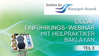 Teil 3 Informationen zur Effektivität  DDZap  Einführungswebinar von HP Baklayan [upl. by Andie]