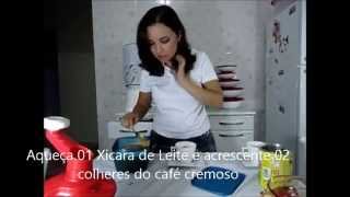 Receita Café Cremoso  Nescafé e Speed Chef Tupperware [upl. by Elylrac]