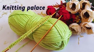 easyand beautiful knitting pattern [upl. by Neibaf]