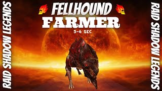 Fellhound 56 sec farmer  Raid shadow legends [upl. by Adlaremse]