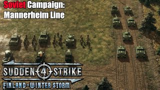 Mannerheim Line  Sudden Strike 4 Finland Winter Storm Soviet Campaign [upl. by Donall265]