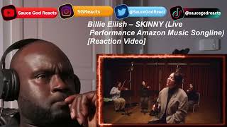 Billie Eilish – SKINNY Live Performance from Amazon Music’s Songline  REACTION [upl. by Ardnik]