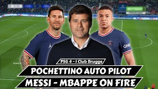 Pochettino Terlalu Andalkan Skill Individu  Messi dan Mbappe On Fire  PSG 4  1 Club Brugge [upl. by Rauscher]