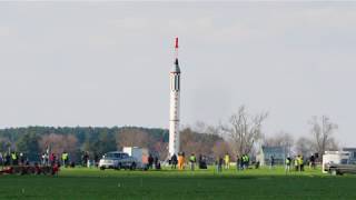 World Record Model Rocket  34 Scale Mercury Redstone [upl. by Sinnoda]