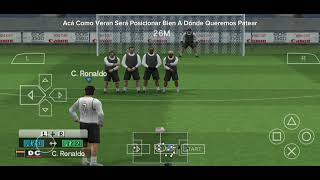 Tutorial Corto De Como Patear Tiros Libres En Pes 6 PPSSPP [upl. by Drarehs]