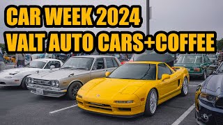 Car Week 2024  VALT Cars and Coffee [upl. by Yeclek]