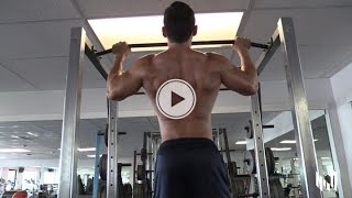 How To Do Wide Grip PullUps And Build Wider Lats  Muscle Building Back Workout Tip [upl. by Annaor]