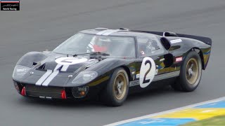 Ford GT40 MkII PURE V8 SOUND  Le Mans Classic 2023 [upl. by Miquela]