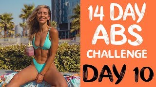 14 DAY ABS CHALLENGE  Workout 10  Abs Burner with a touch of glutes [upl. by Jasmine]