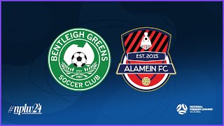 2024 NPLWVIC Round 7 Bentleigh Greens SC v Alamein FC [upl. by Aehta]