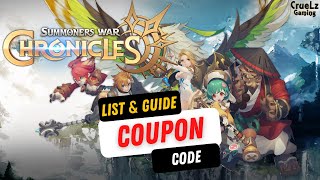 Summoners War Chronicles Coupon Code [upl. by Broddie]